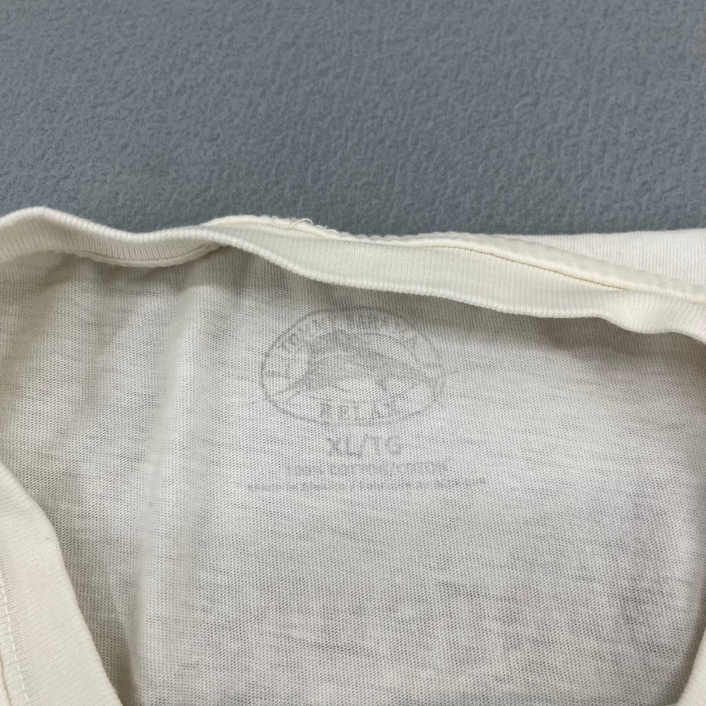 Tommy Bahama Relax Mens XL White Graphic T-Shirt Knotty Thoughts Hammock Marlin - Picture 5 of 13
